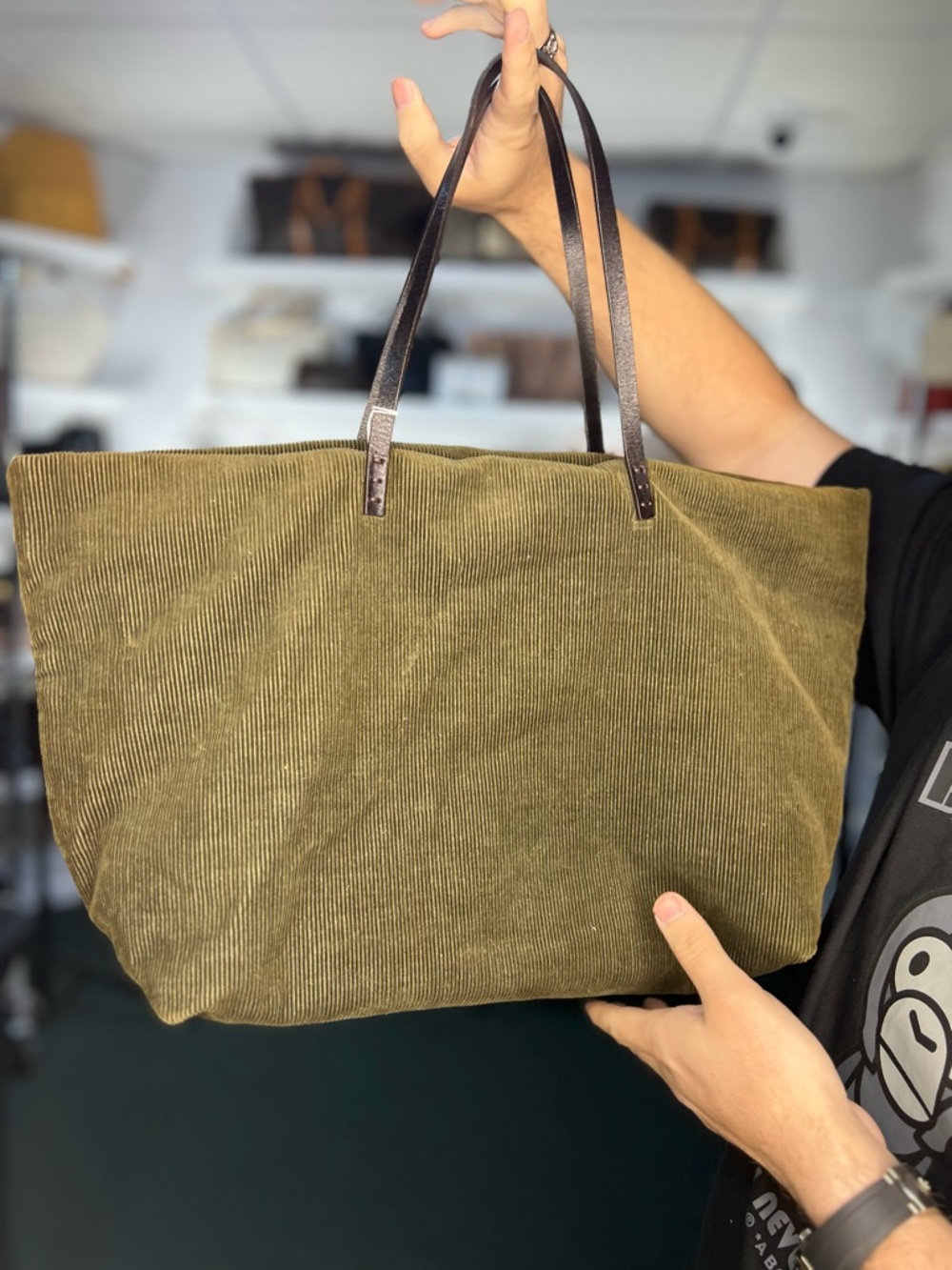 FENDI RARE GREEN TOTE